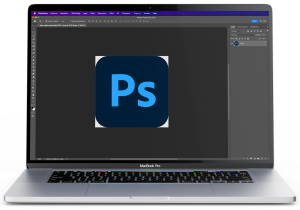 De layout van Adobe Photoshop